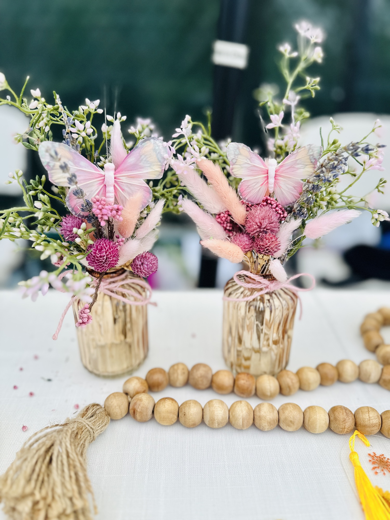 Butterfly flower arrangements
